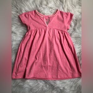 Wonder Nation size 24M, pink/white polka dot dress